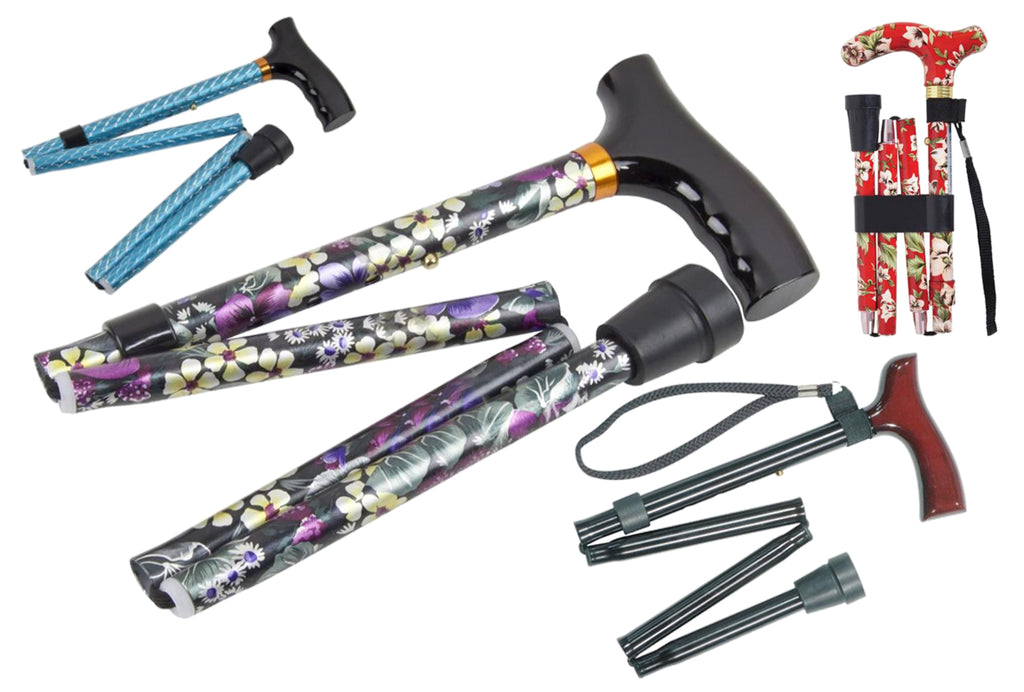 How To Use and Adjust Folding Walking Canes - Ability Superstore
