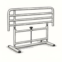 Bed rails, bed wedges and bed bumpers