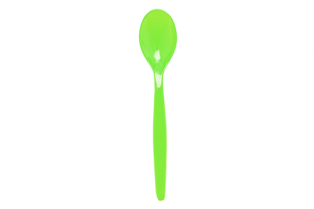 Standard Reusable Teaspoon - Fluorescent Green