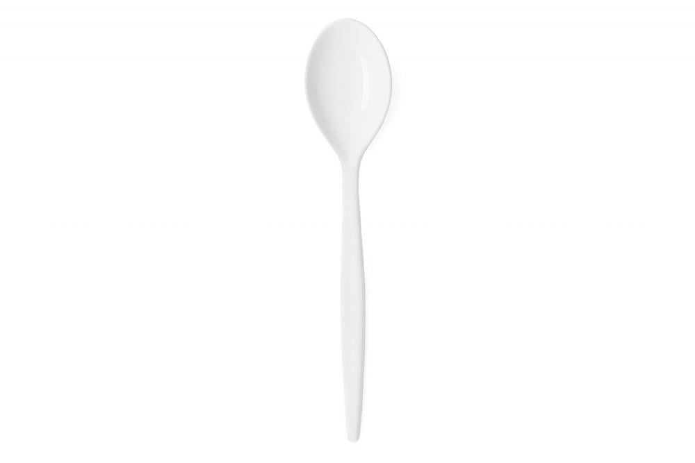 Standard Reusable Teaspoon - White