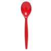 Standard Reusable Dessert Spoon - Red