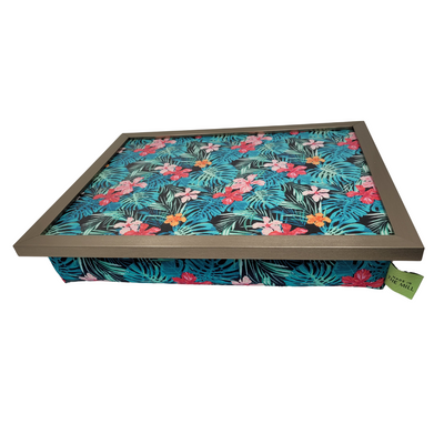 Luxury Tropical Palm Lap Tray With Bean Bag from Made in the Mill
