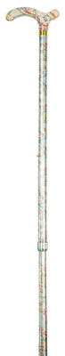the image is a full length photo of the cream patterned classic canes slimline chelsea cane