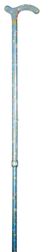 Classic Canes Slimline Chelsea Cane Grey Floral