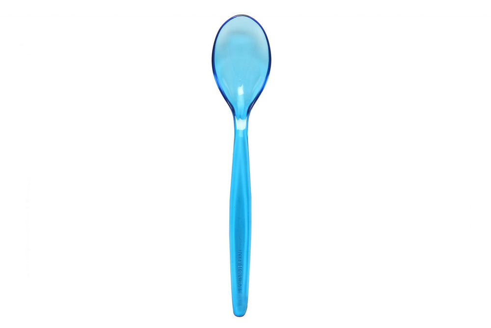 Copolyester Reusable Teaspoon - Translucent Blue