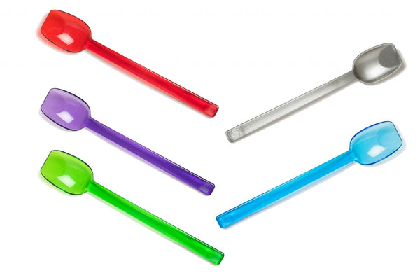 Narrow Copolyester Flat Edge Spoon - All colours