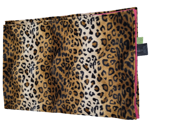Water Resistant Cosy Fleece Blanket – Brown Leopard Print from Made in the Mill