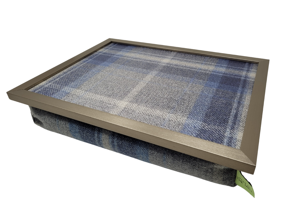 Luxury Border Tweed Lap Tray With Bean Bag from Made in the Mill
