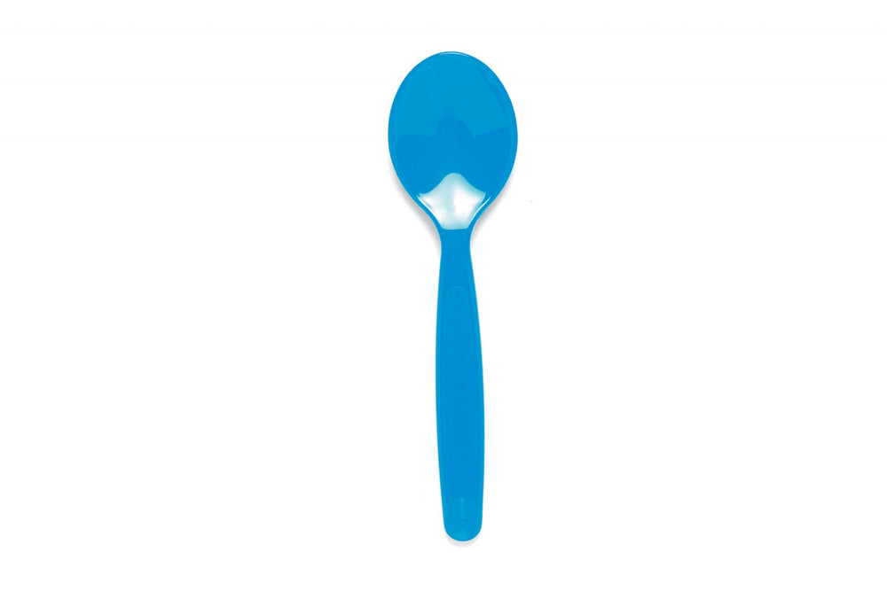 Small Reusable Dessert Spoon - Blue