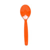 Small Reusable Dessert Spoon - Orange