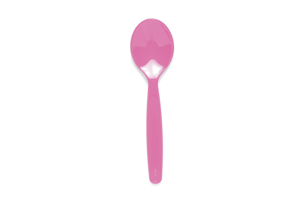 Small Reusable Dessert Spoon - Pink