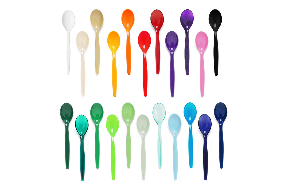 Polycarbonate Reusable Teaspoon - 23 Colours