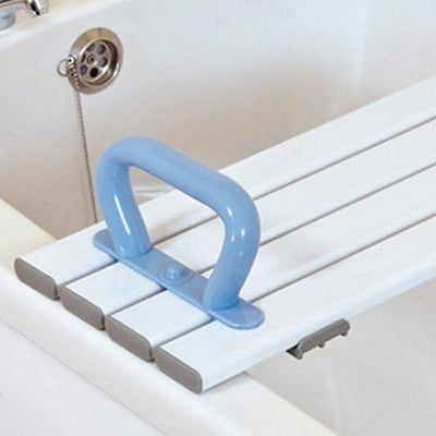 The Optional Grab Handle on a Slatted Bath Board