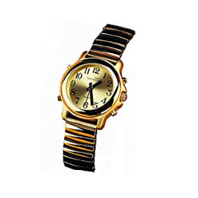 the gold ladies talking wristwatch