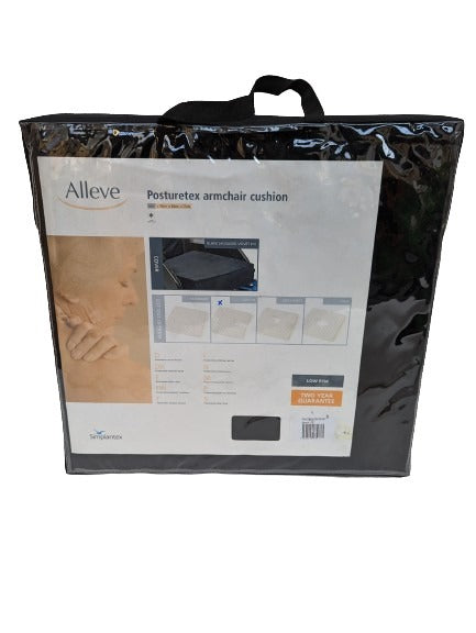 Posturetex Coccyx Cushion - Black Jacquard Velvet