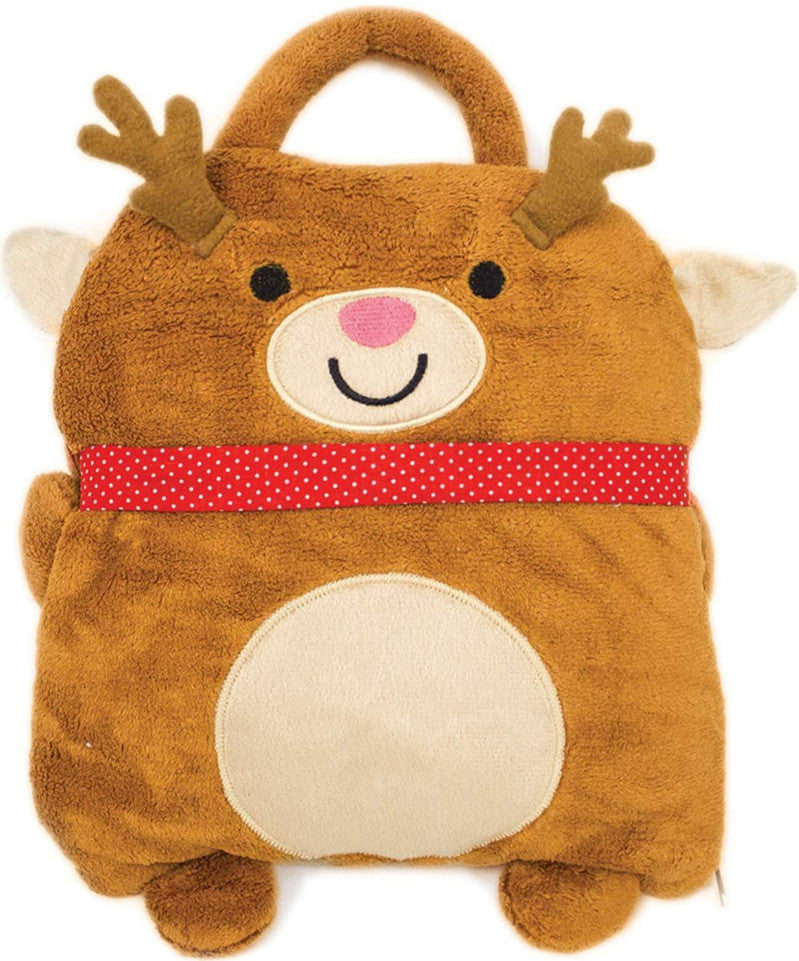 Snowman or Reindeer Pillow Comforter Blanket