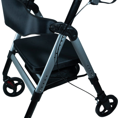 the silver deluxe bariatric rollator/walker