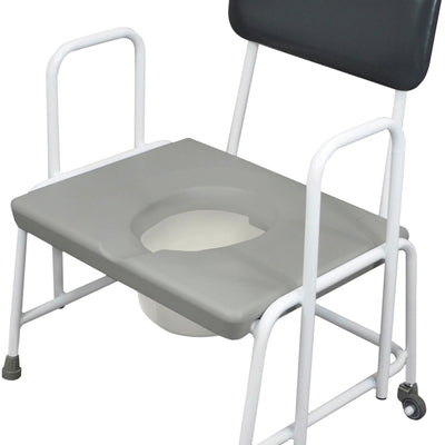 the image shows the dorset devon and suffolk bariatric commode