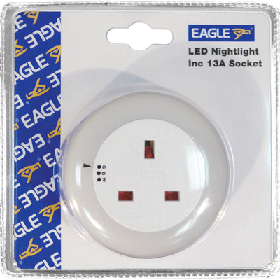 LED Nightlight with 13A Socket - packaging