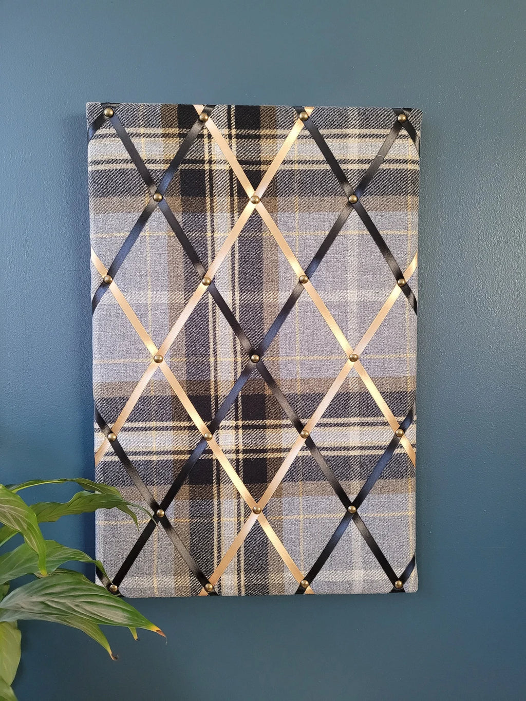 Fabric Notice Board - Beagle Tweed