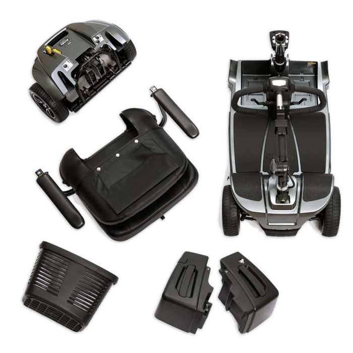 Pride Revo 2.0 Mobility Scooter - disassembled