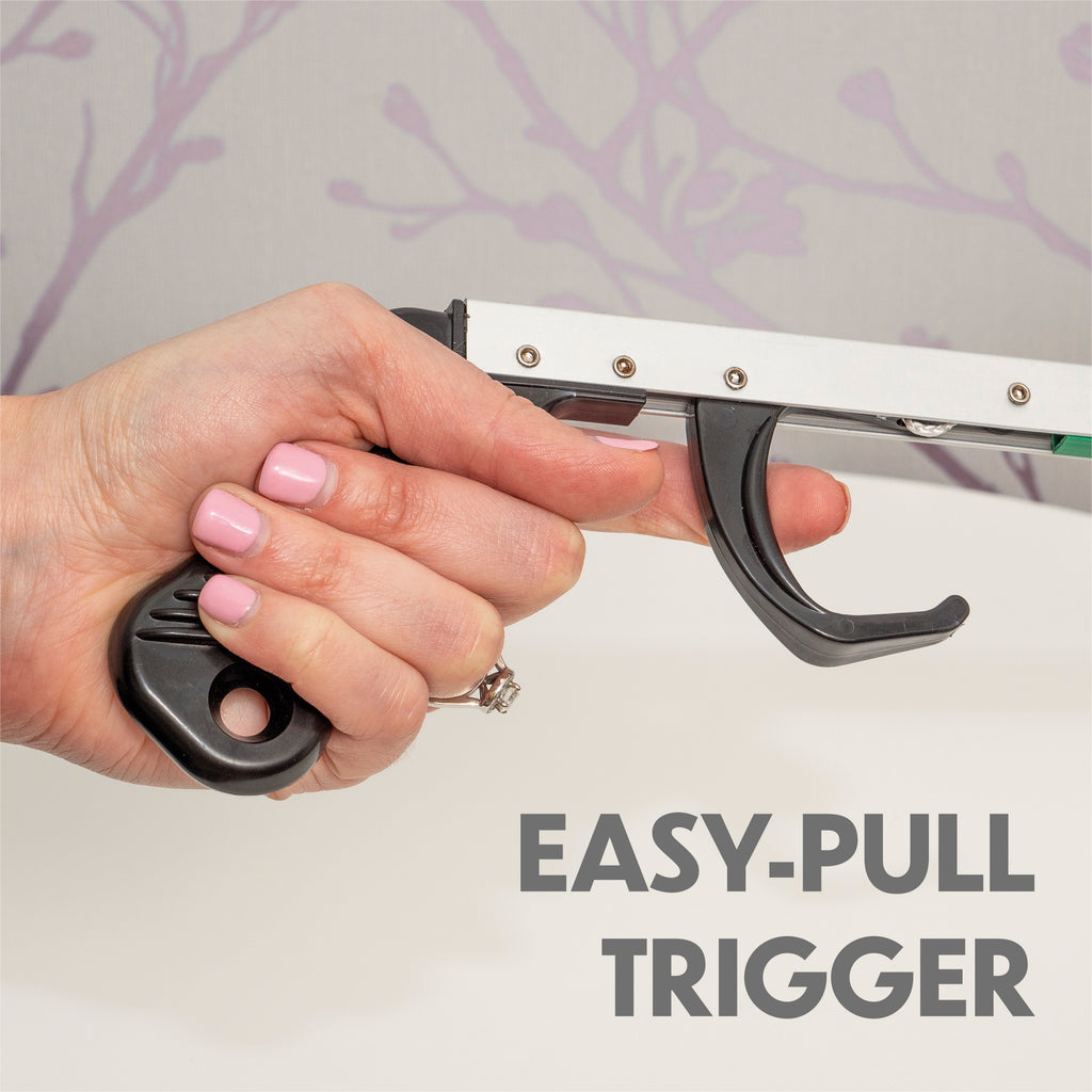 Folding Handy Reacher with Magnetic Tip, easy-pull trigger