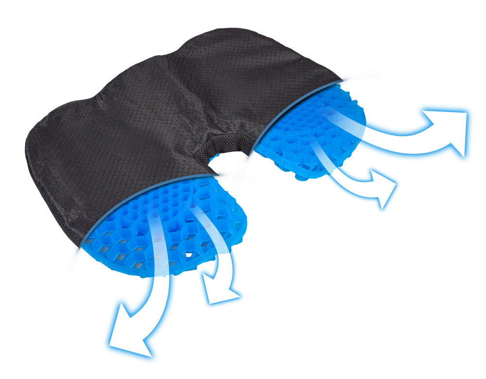 Gel Coccyx Support Cushion, airflow demonstration