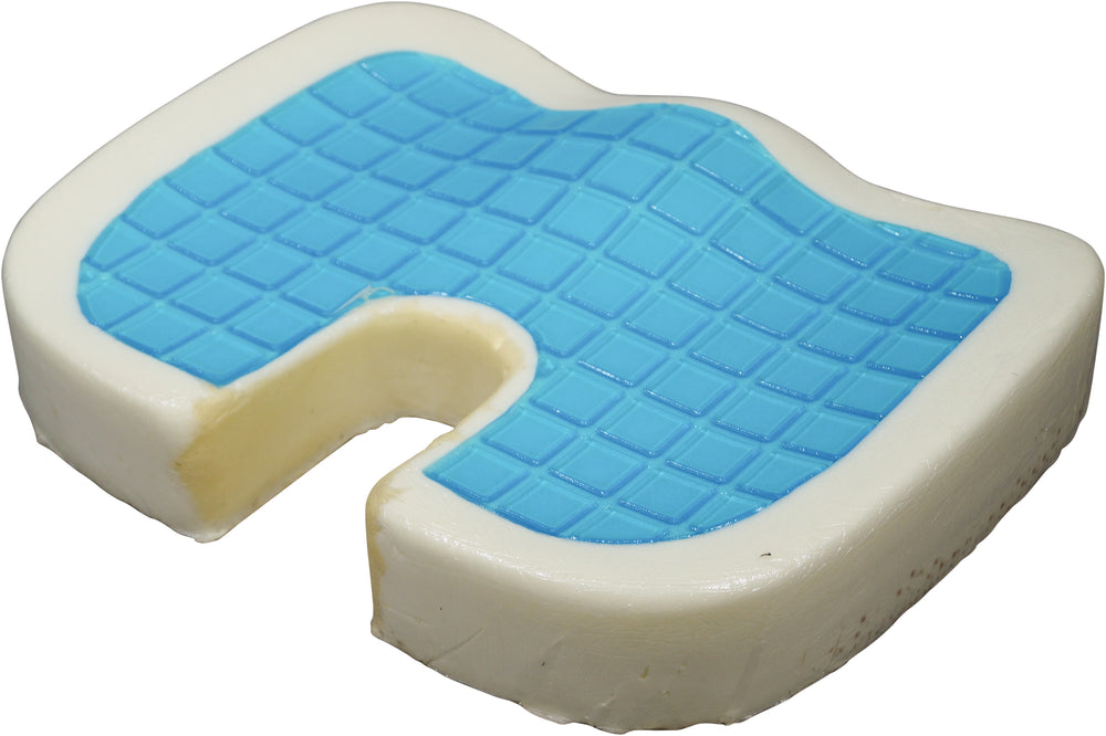 Deluxe Pressure Relief Coccyx Cushion with Gel, without cover