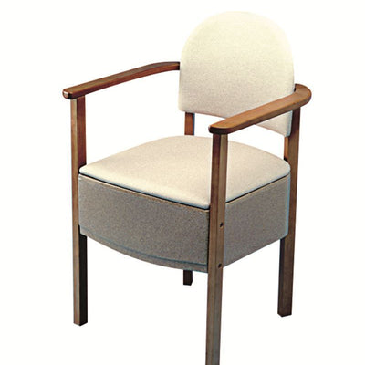 the image shows the devon commode chair