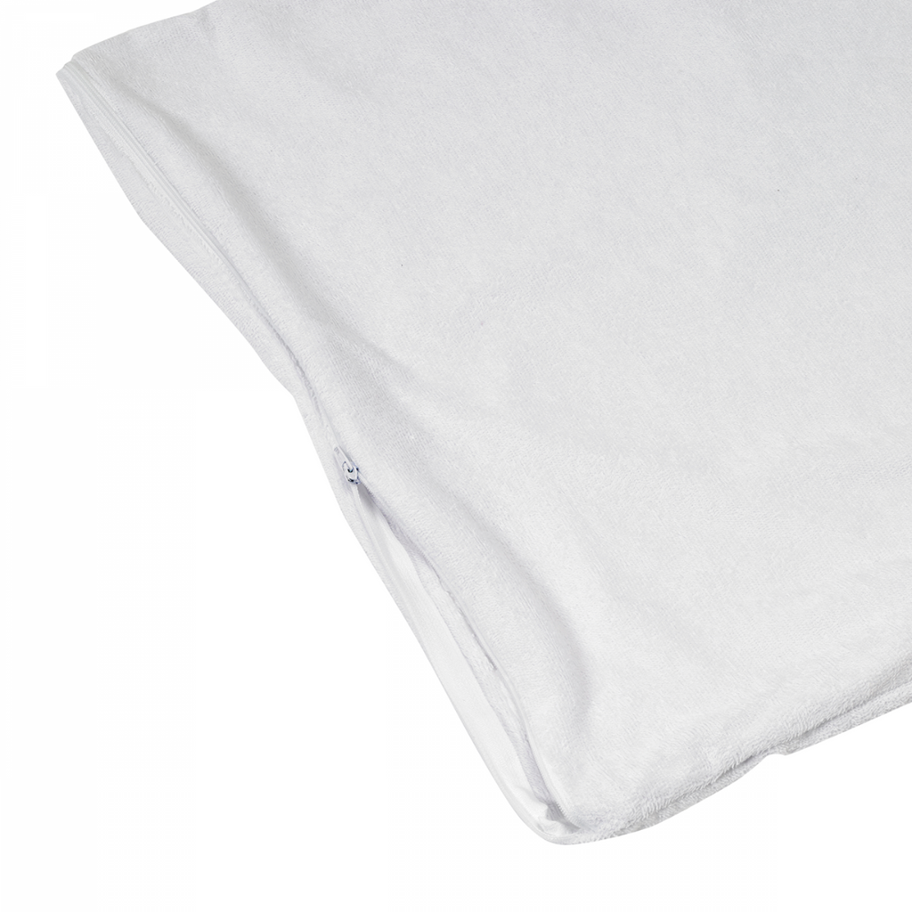 a close up of the caress waterproof bedding