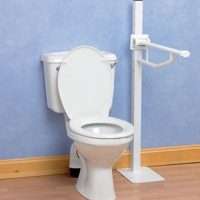 Floor Mounted Folding Support Rail