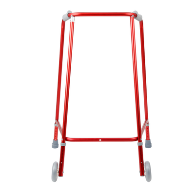 Front view of the Days Red Wheeled Walking Frames 