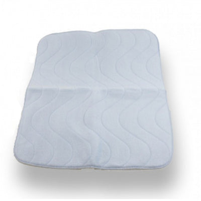 Quilted Top Chair Pad = Blue