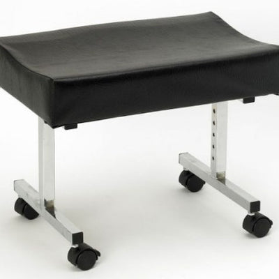 shows the adjustable height footstool