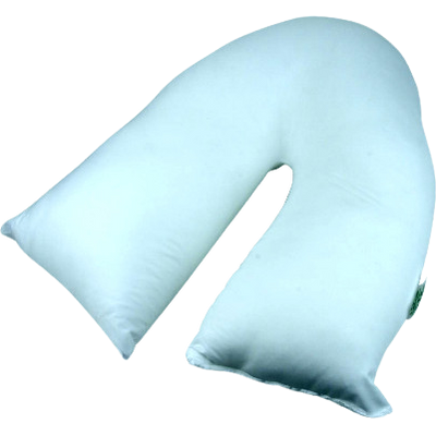 V Shaped Back Support Pillow – blue
