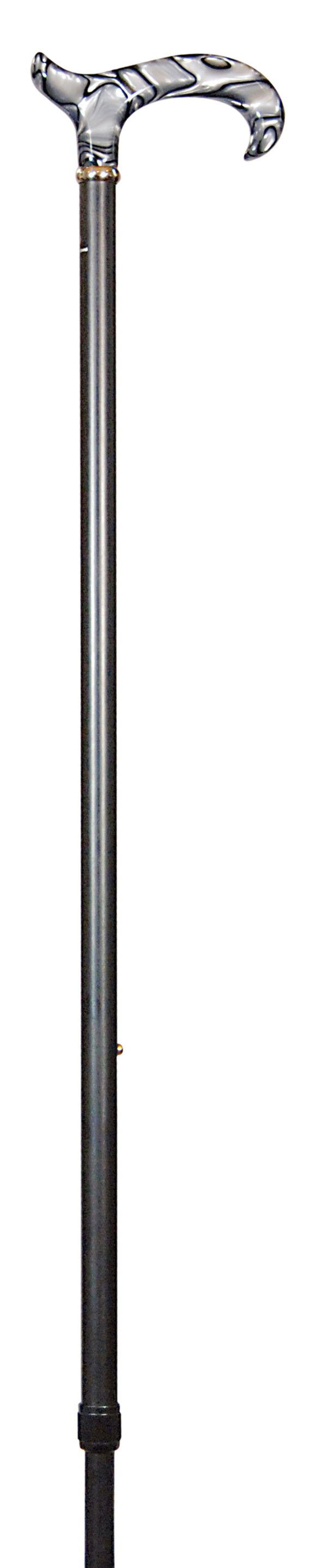 shows the classic canes derby cane with acrylic black handle