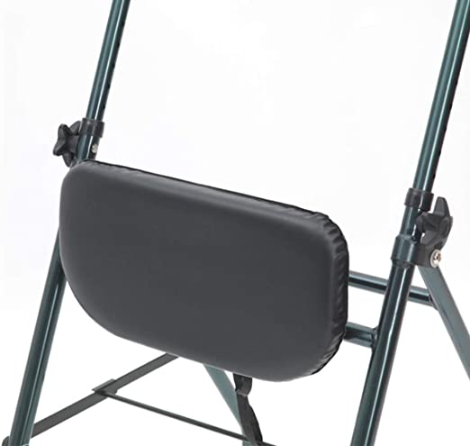 A close up of the back rest on the Drive Featherlite Walker with Seat