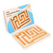 shows the track marble maze game next to the box