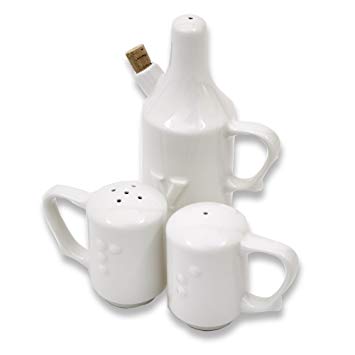 Wade Dignity One Handled Salt, Pepper & Vinegar Shaker Set