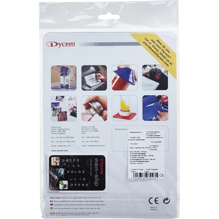 Dycem Anchorpads picture of packaging backside