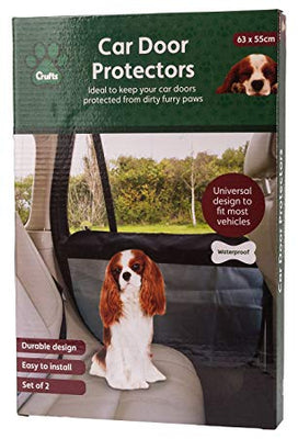 shows the Crufts Car Door Protectors packaging
