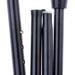 the image shows the black folding adjustable arthritis fischer grip cane