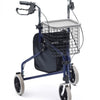 Lightweight 3 Wheel/Tri Walker with Bag and Basket