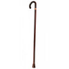 the image shows the black crook handled walking stick