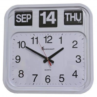 Large calendar clock