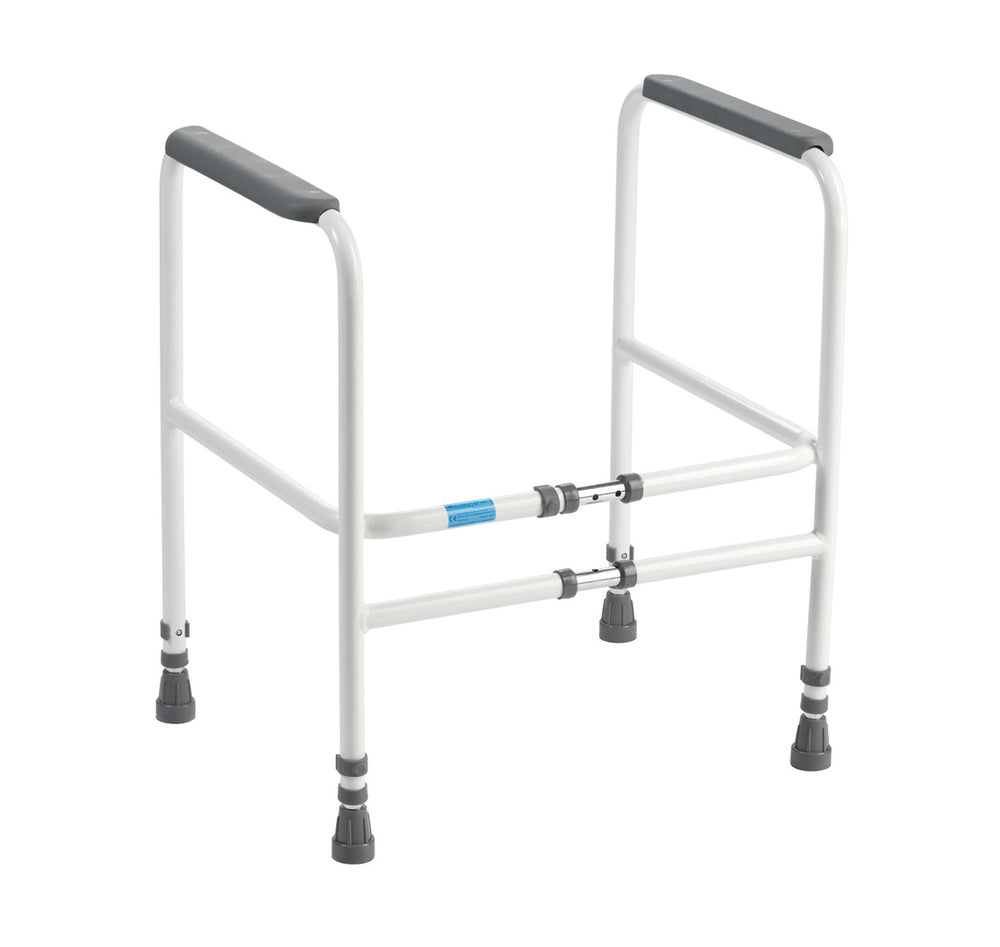 mobility aid Cosby Adjustable Toilet Frame on a white background