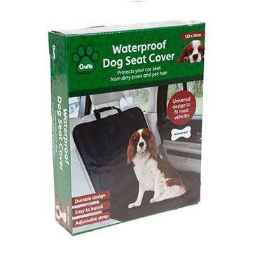 shows the Crufts Waterproof Single Seat Cover for Dogs