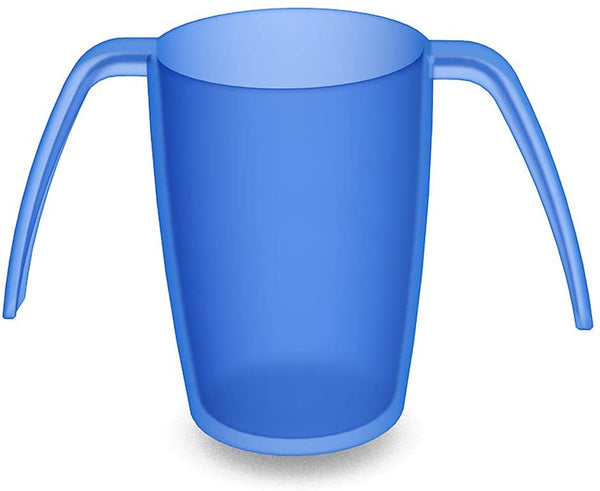 The blue coloured Ergo Plus Cup