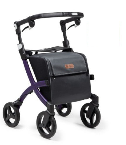 Rollz Flex Shopping Rollator with Classic Brakes - Dark Purple