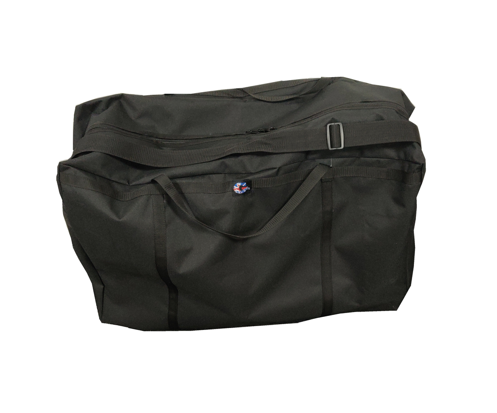 shows the top view of the rollator storage bag